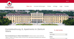 Desktop Screenshot of kurzzeitwohnung.at