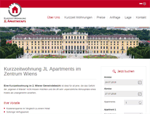 Tablet Screenshot of kurzzeitwohnung.at
